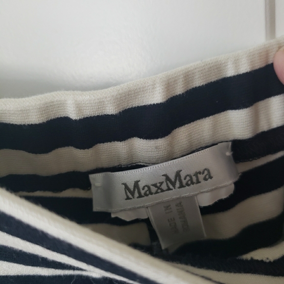Max Mara Pants Striped Palazzo Yacht Resort Wear Size 10/12 - Picture 4 of 6